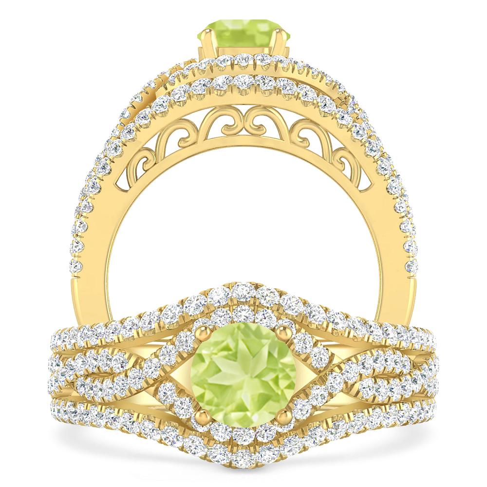 Yellow Gold - Peridot