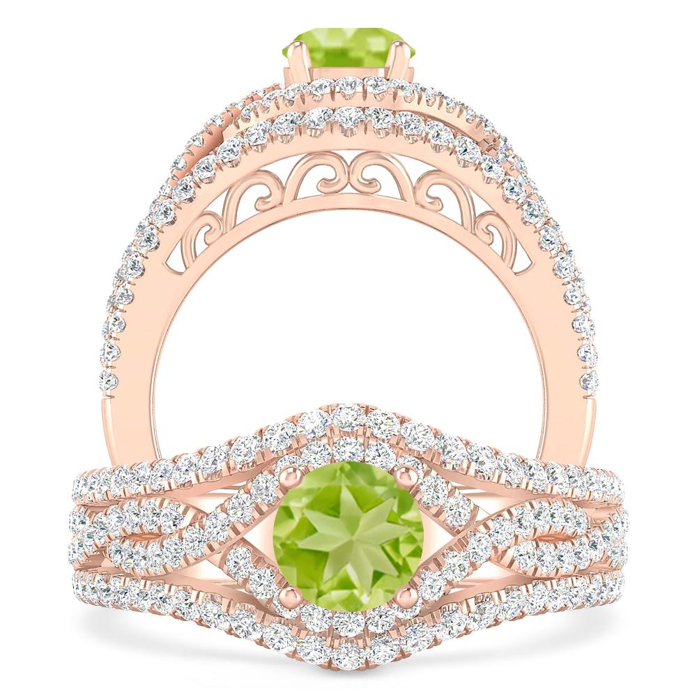 Rose Gold - Peridot