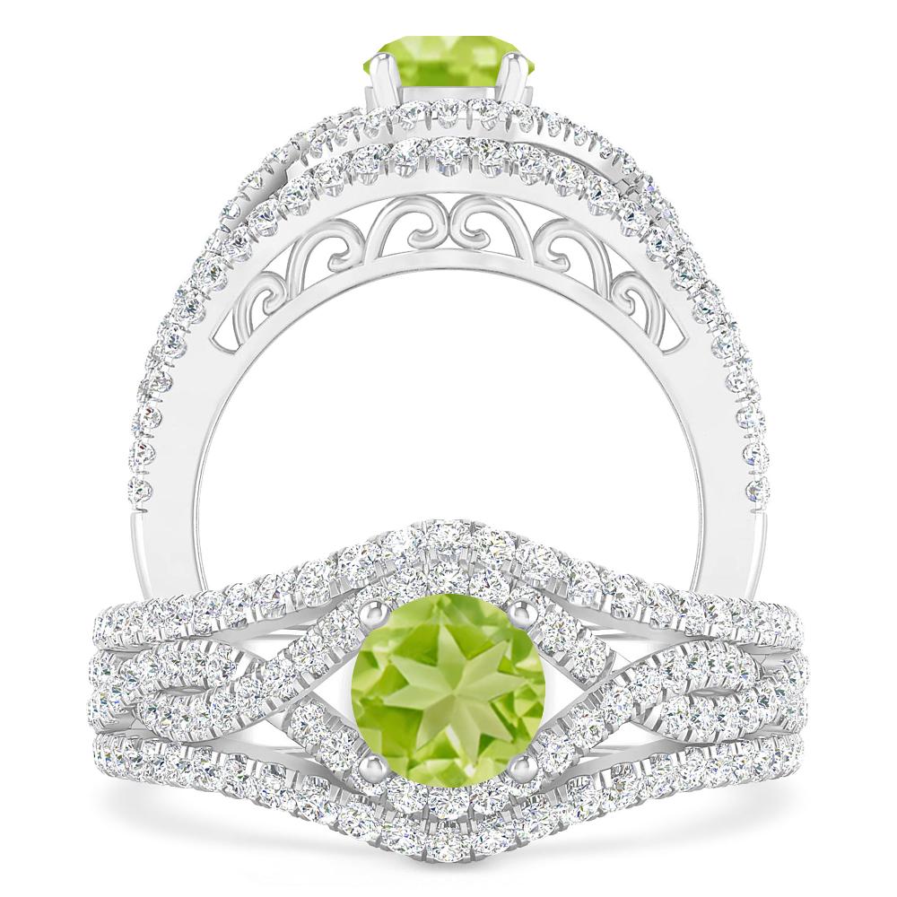 White Gold - Peridot