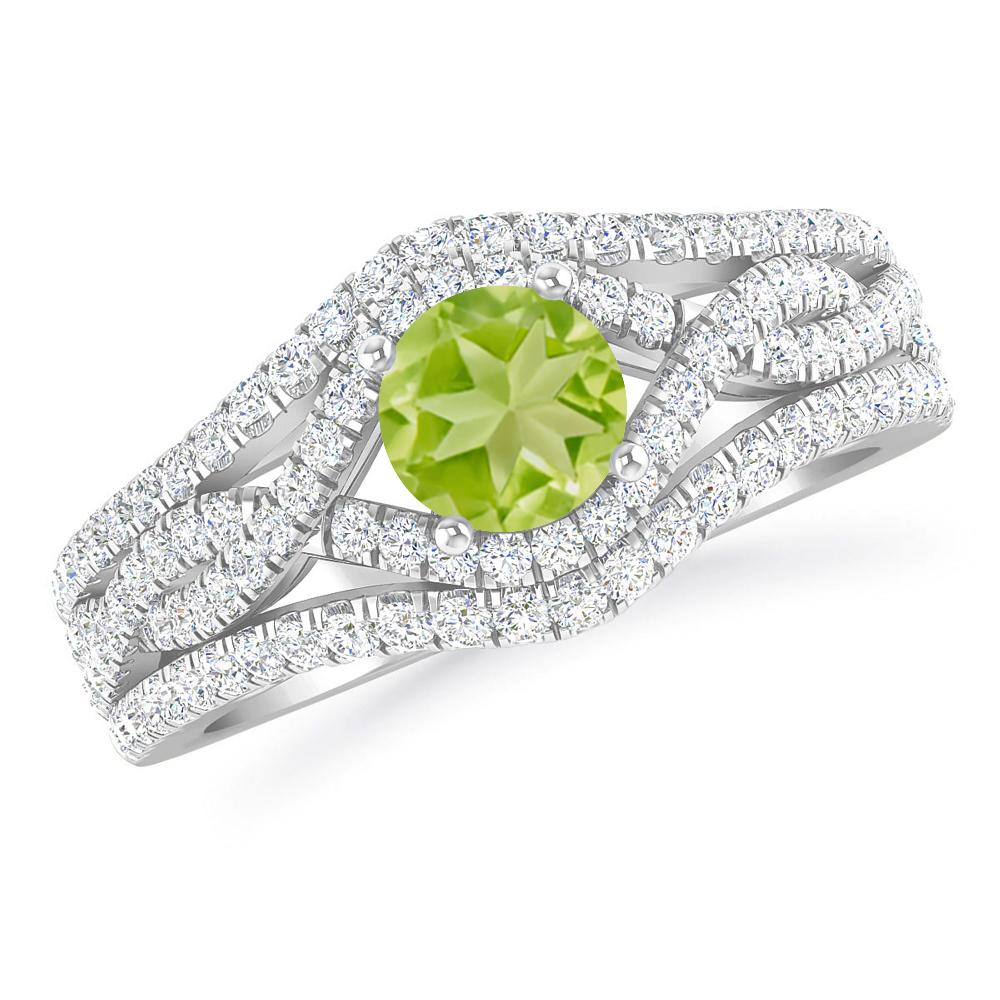 White Gold - Peridot