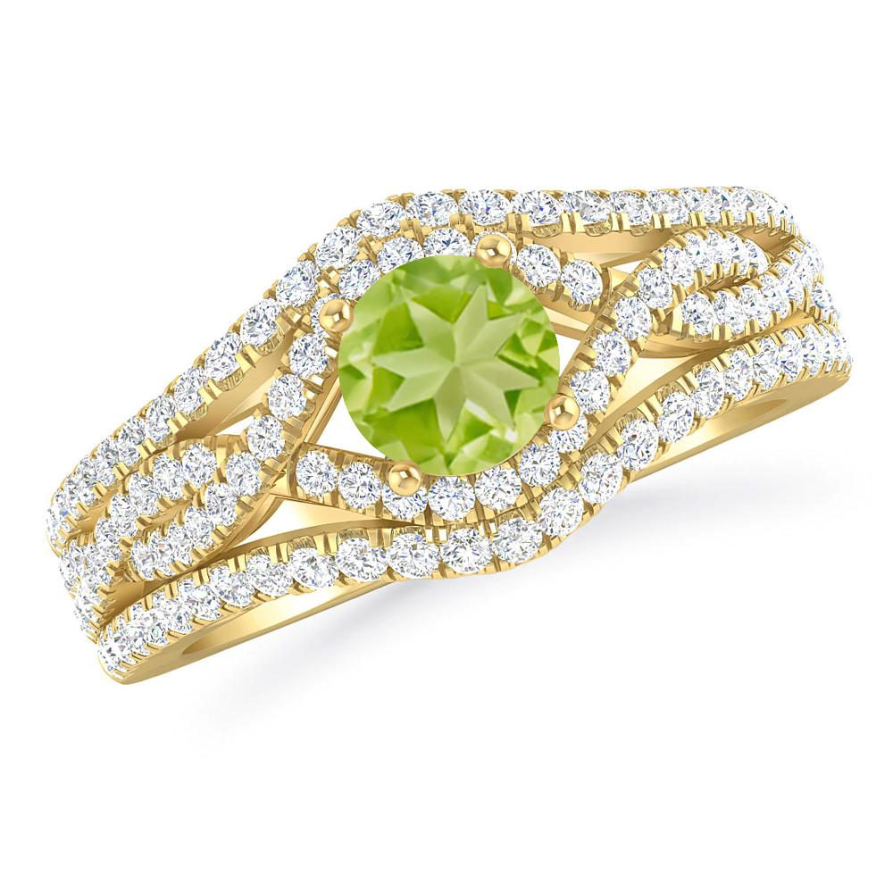 Yellow Gold - Peridot