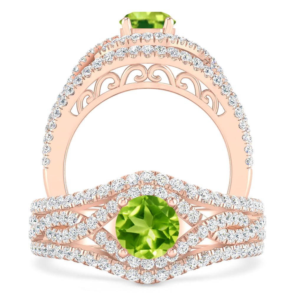 Rose Gold - Peridot