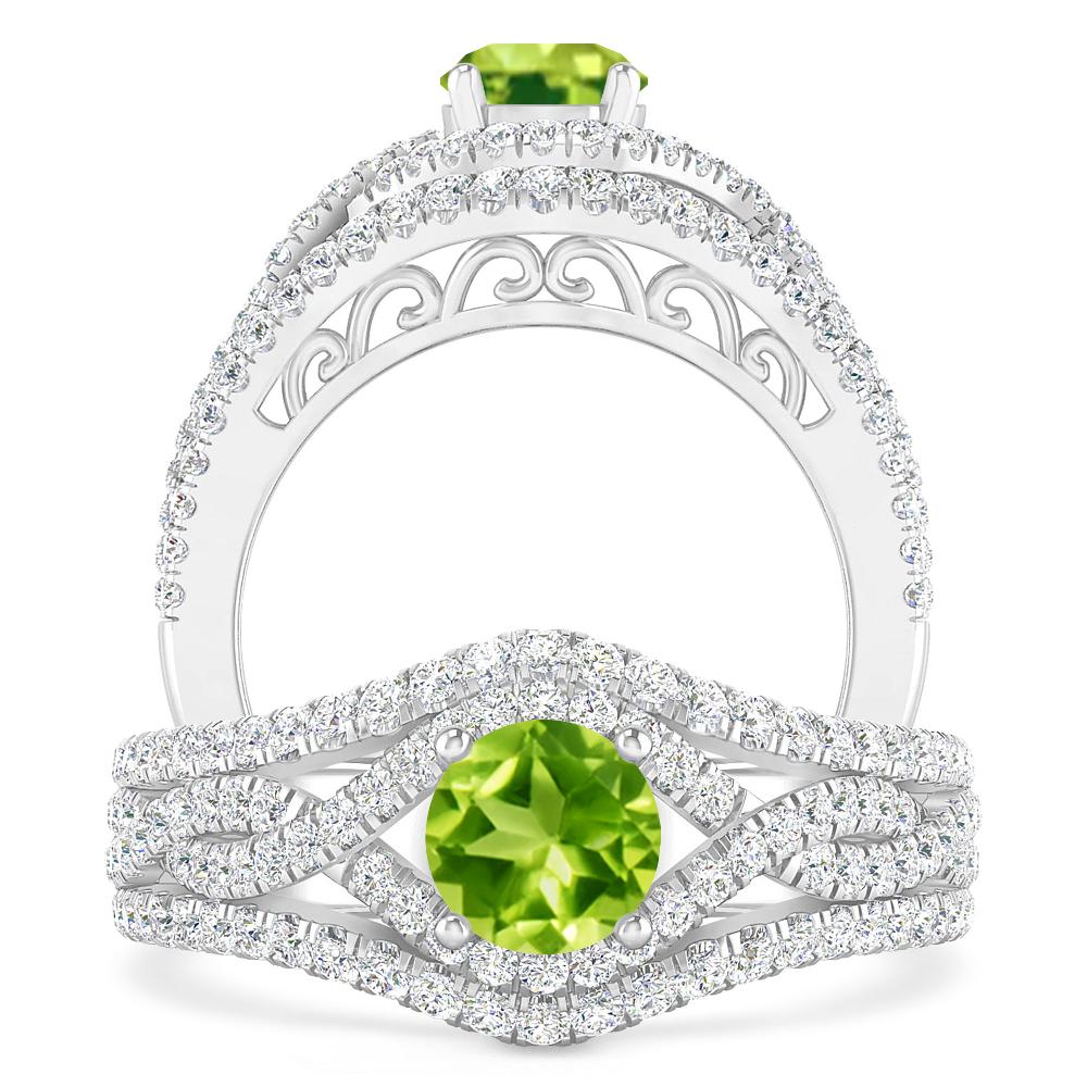 White Gold - Peridot