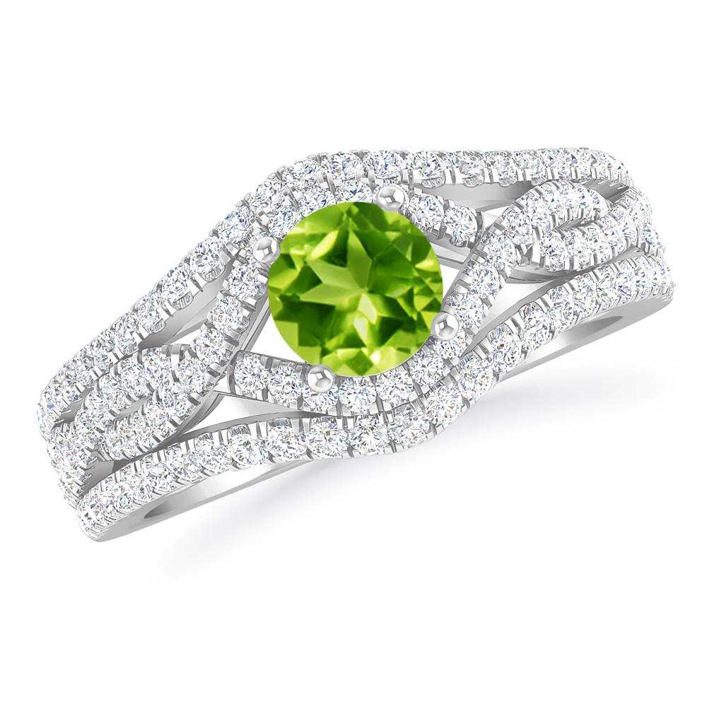 White Gold - Peridot