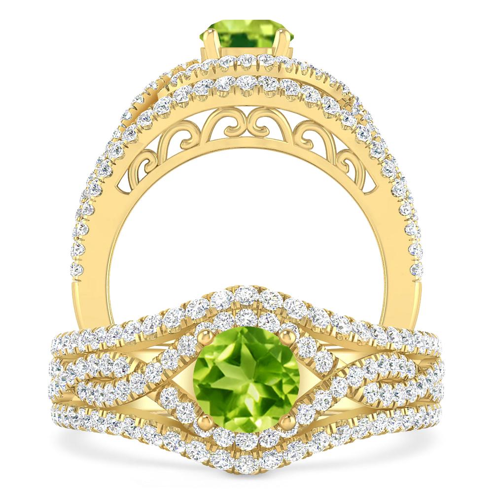 Yellow Gold - Peridot