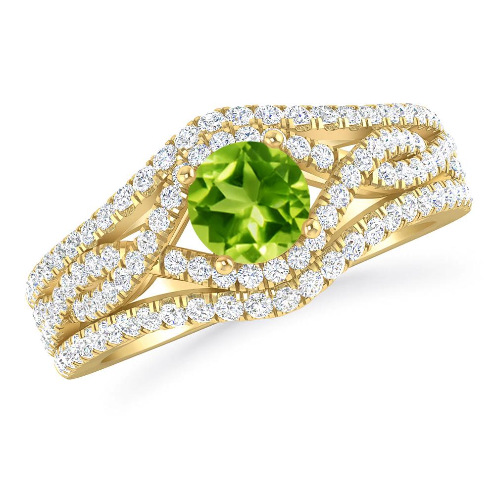 Yellow Gold - Peridot