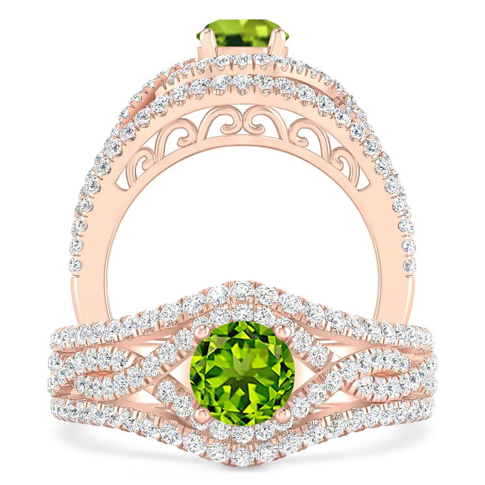 Rose Gold - Peridot