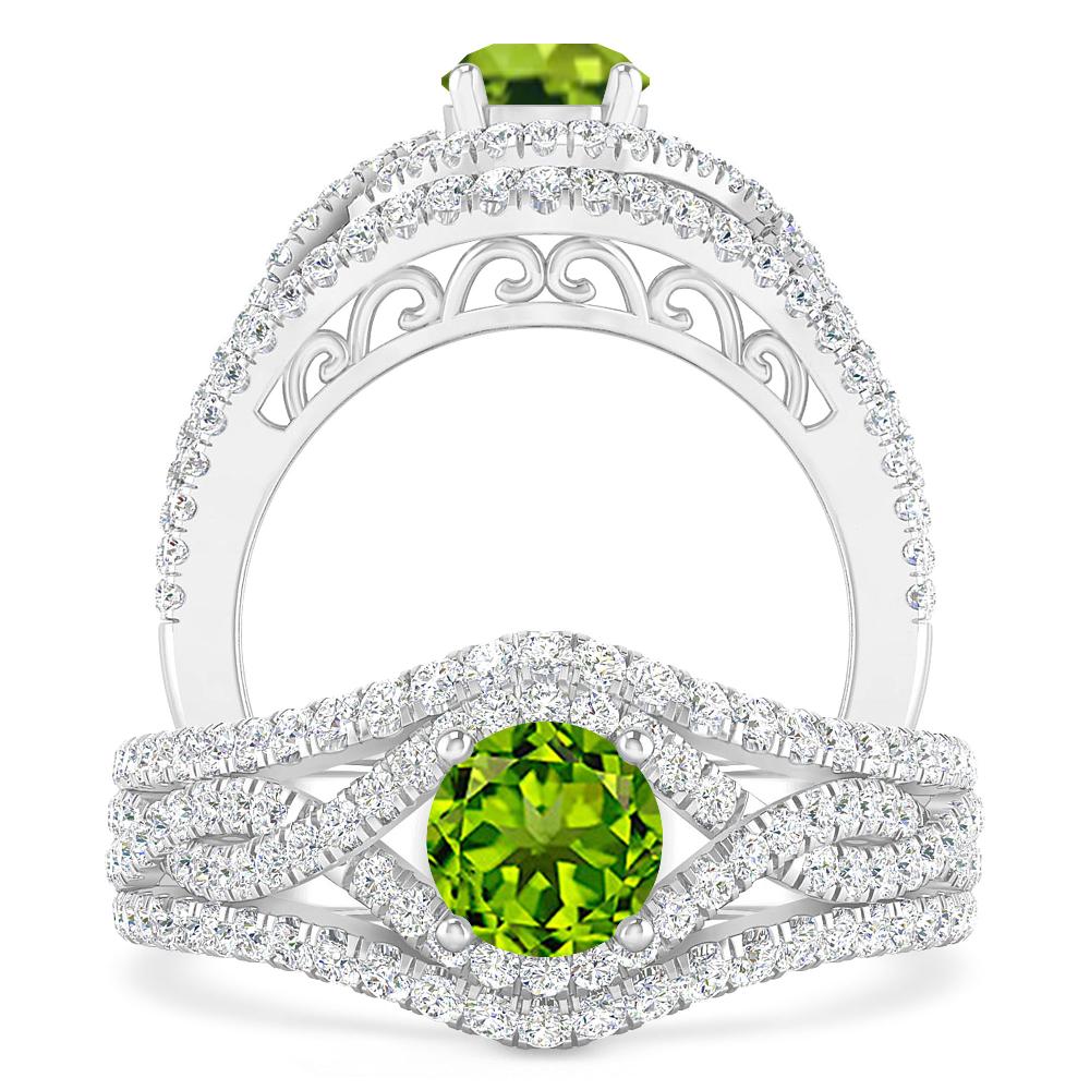 White Gold - Peridot