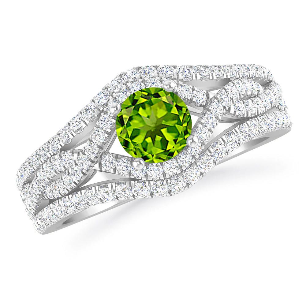 White Gold - Peridot