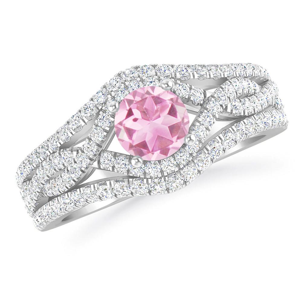 White Gold - Pink Tourmaline