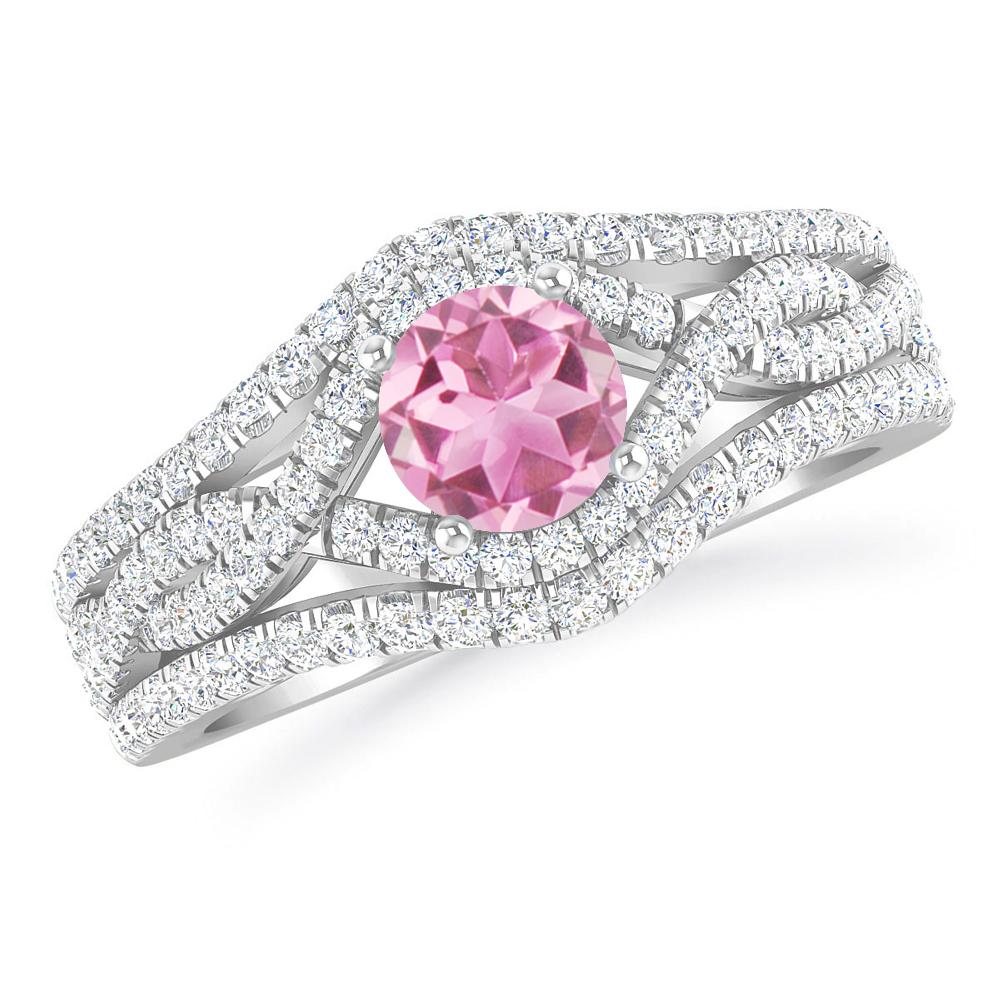 White Gold - Pink Tourmaline