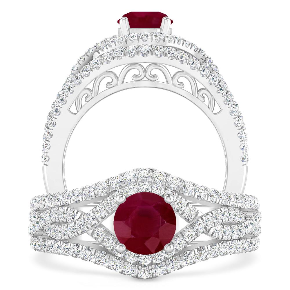 White Gold - Ruby