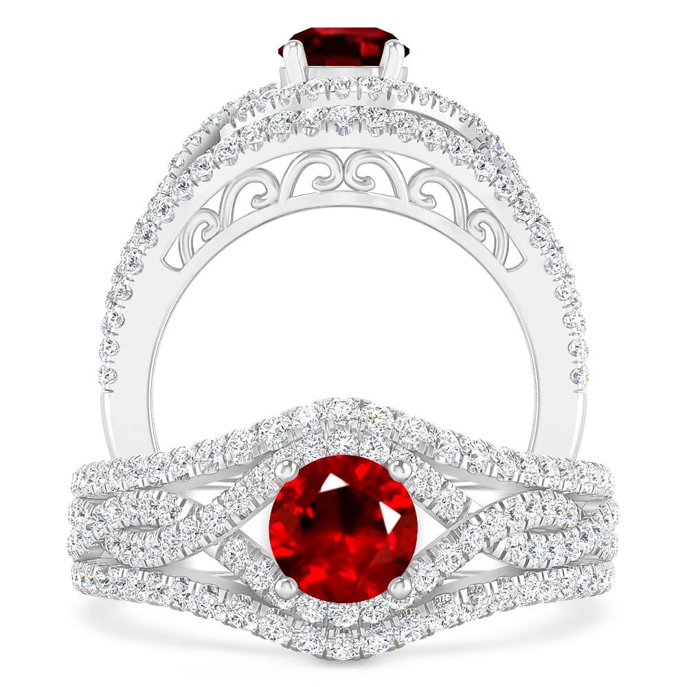 White Gold - Ruby