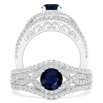 White Gold - Sapphire