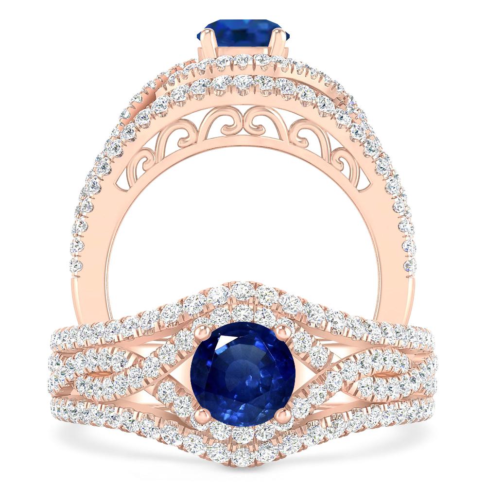 Rose Gold - Sapphire