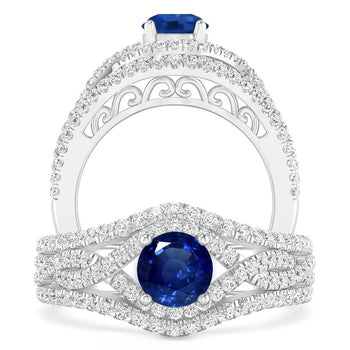 White Gold - Sapphire