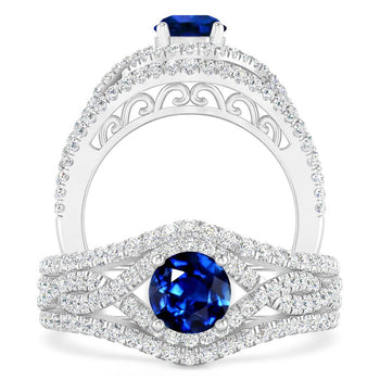 White Gold - Sapphire