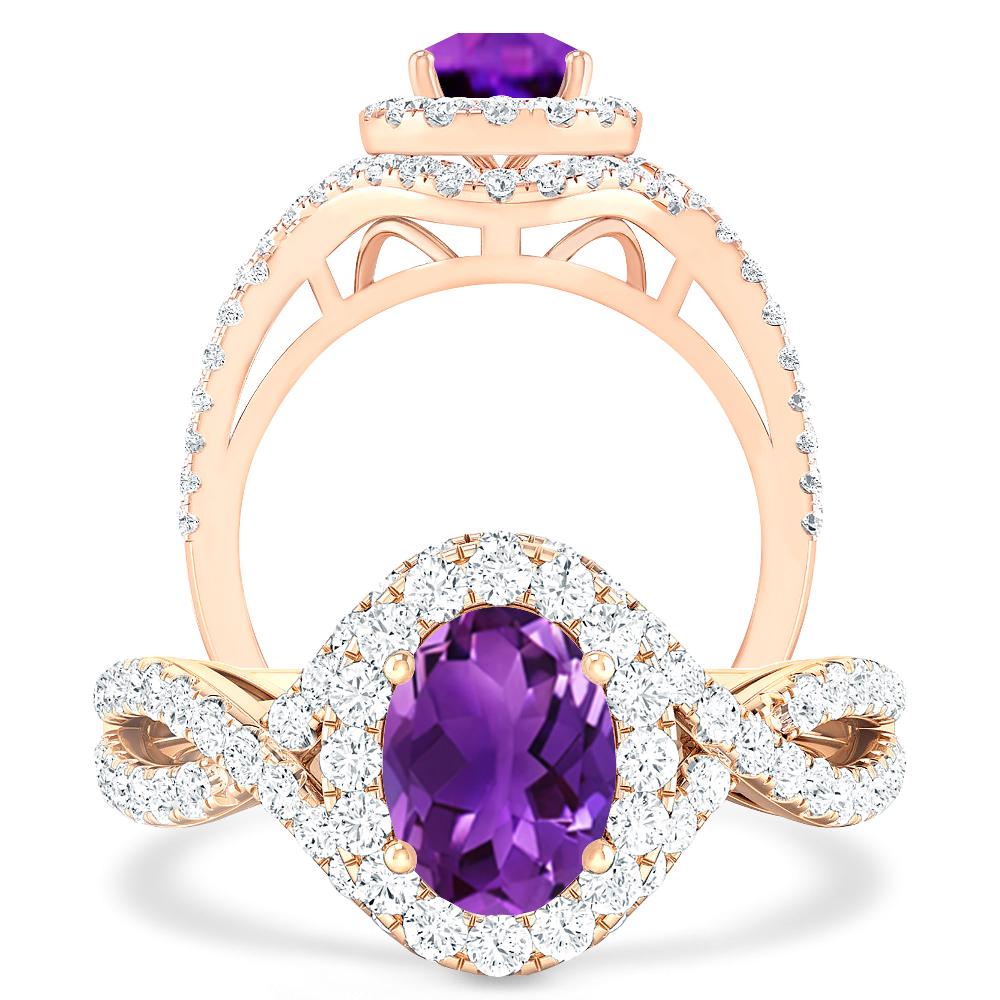 Rose Gold - Amethyst