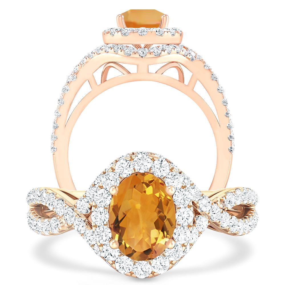 Rose Gold - Citrine