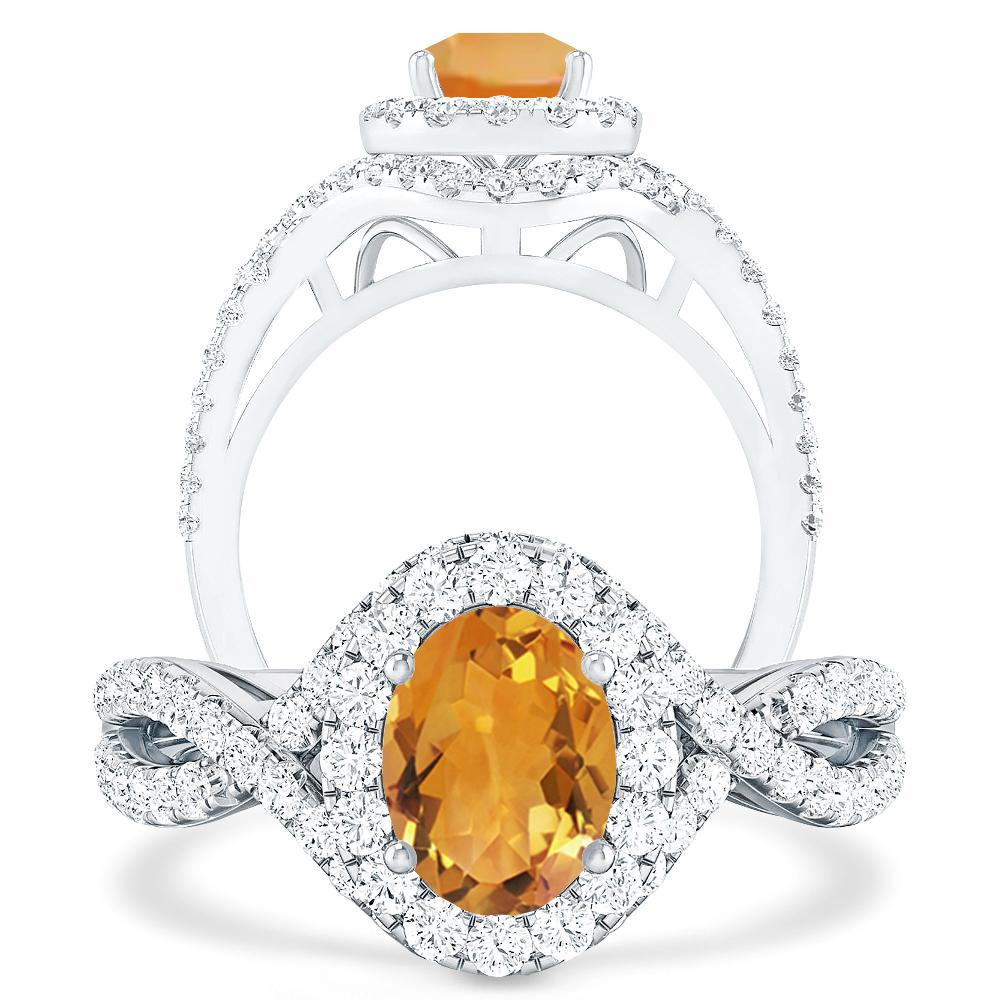 White Gold - Citrine