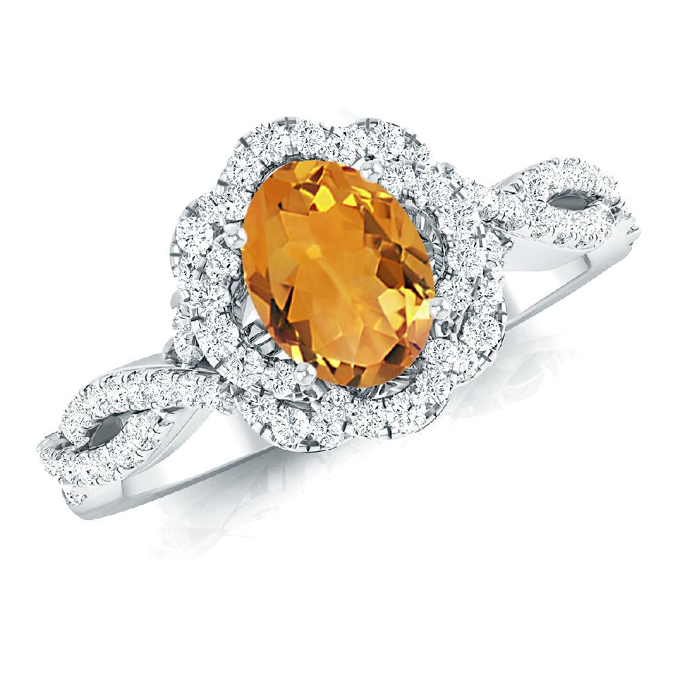 White Gold - Citrine