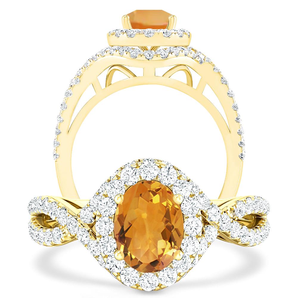 Yellow Gold - Citrine