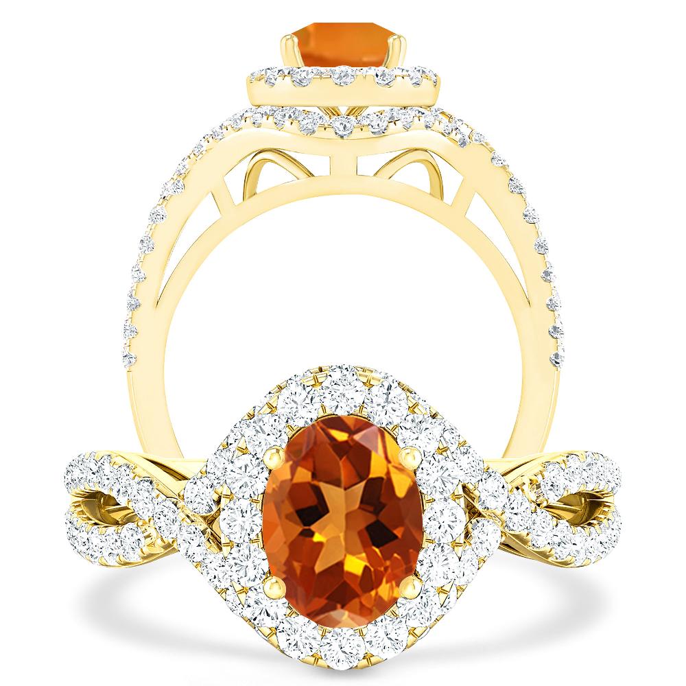 Yellow Gold - Citrine