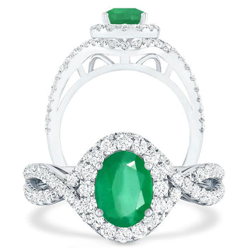 White Gold - Emerald