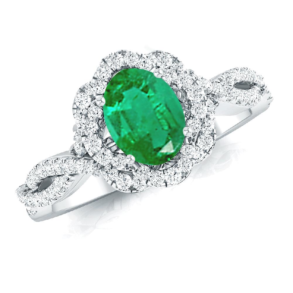 White Gold - Emerald