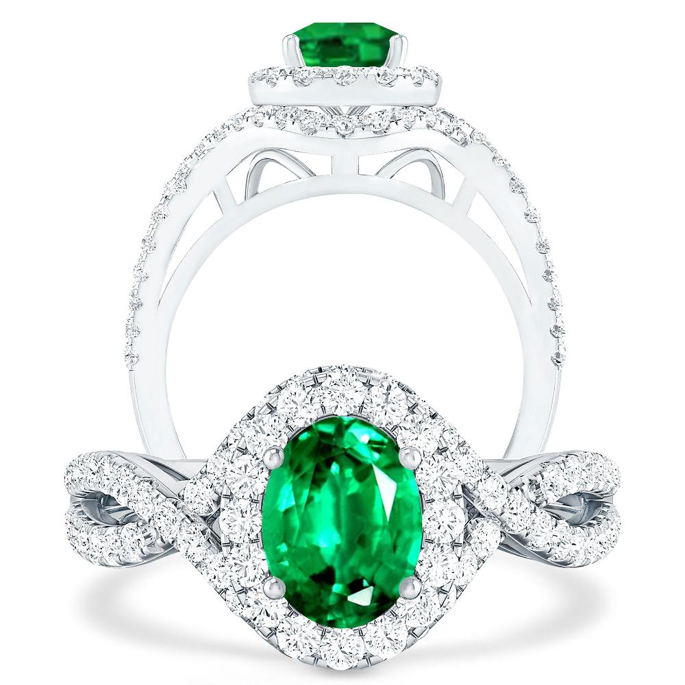 White Gold - Emerald