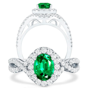 White Gold - Emerald