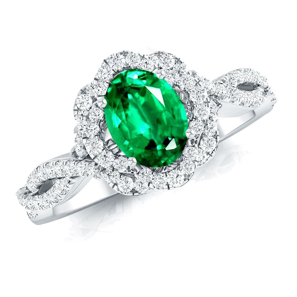 White Gold - Emerald