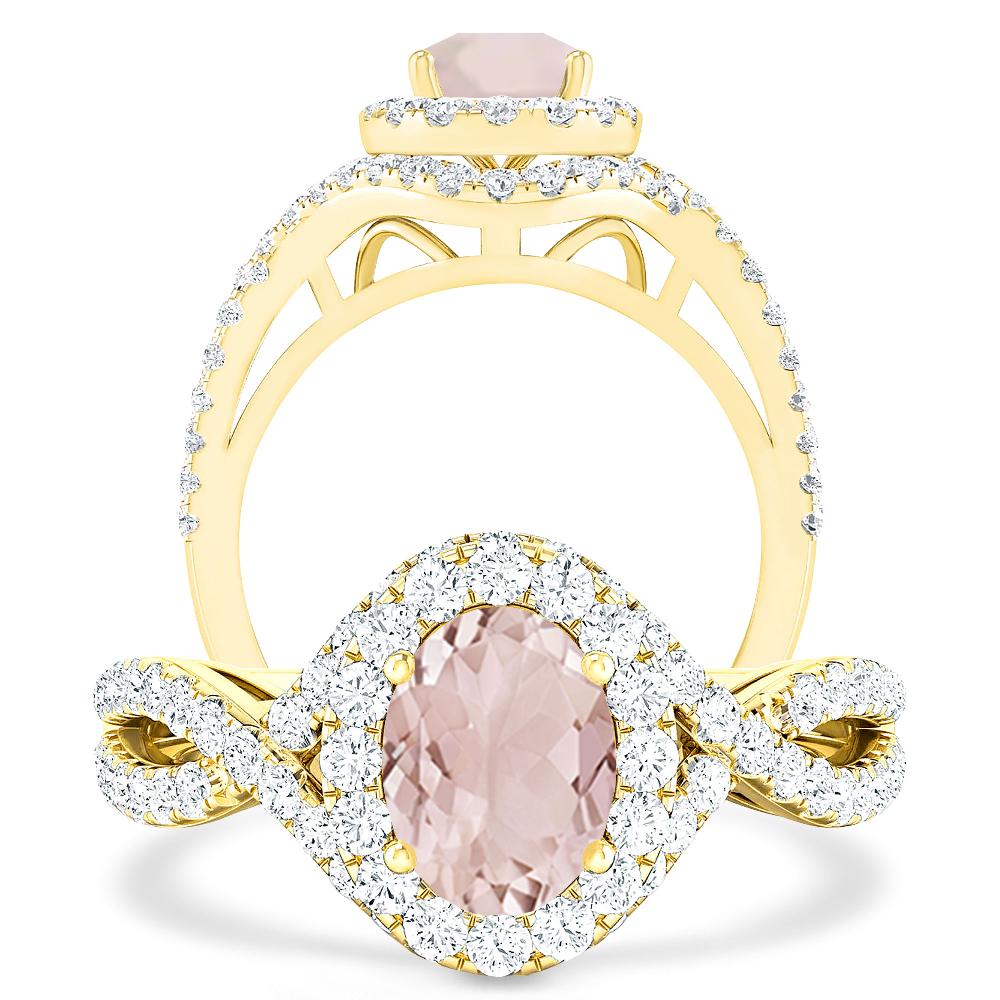 Yellow Gold - Morganite