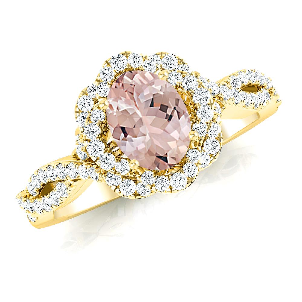 Yellow Gold - Morganite