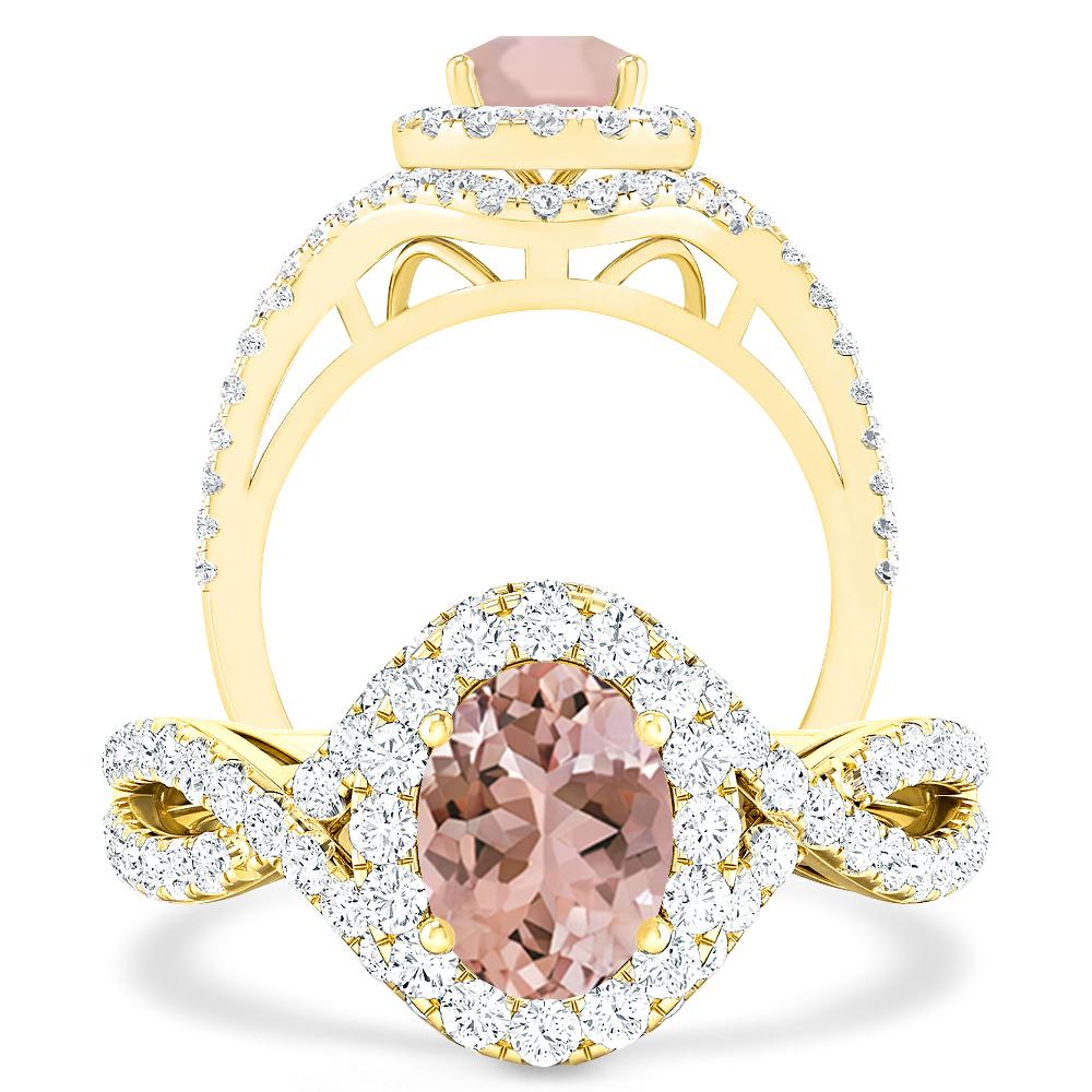 Yellow Gold - Morganite