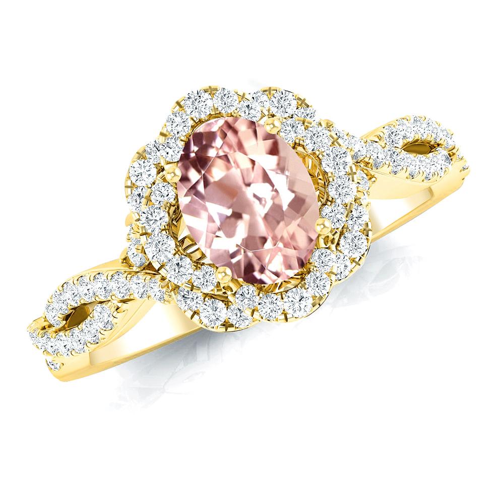 Yellow Gold - Morganite