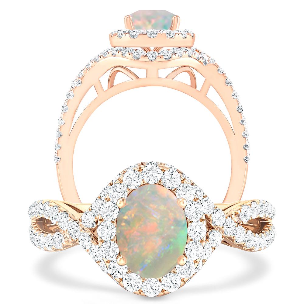 Rose Gold - Opal