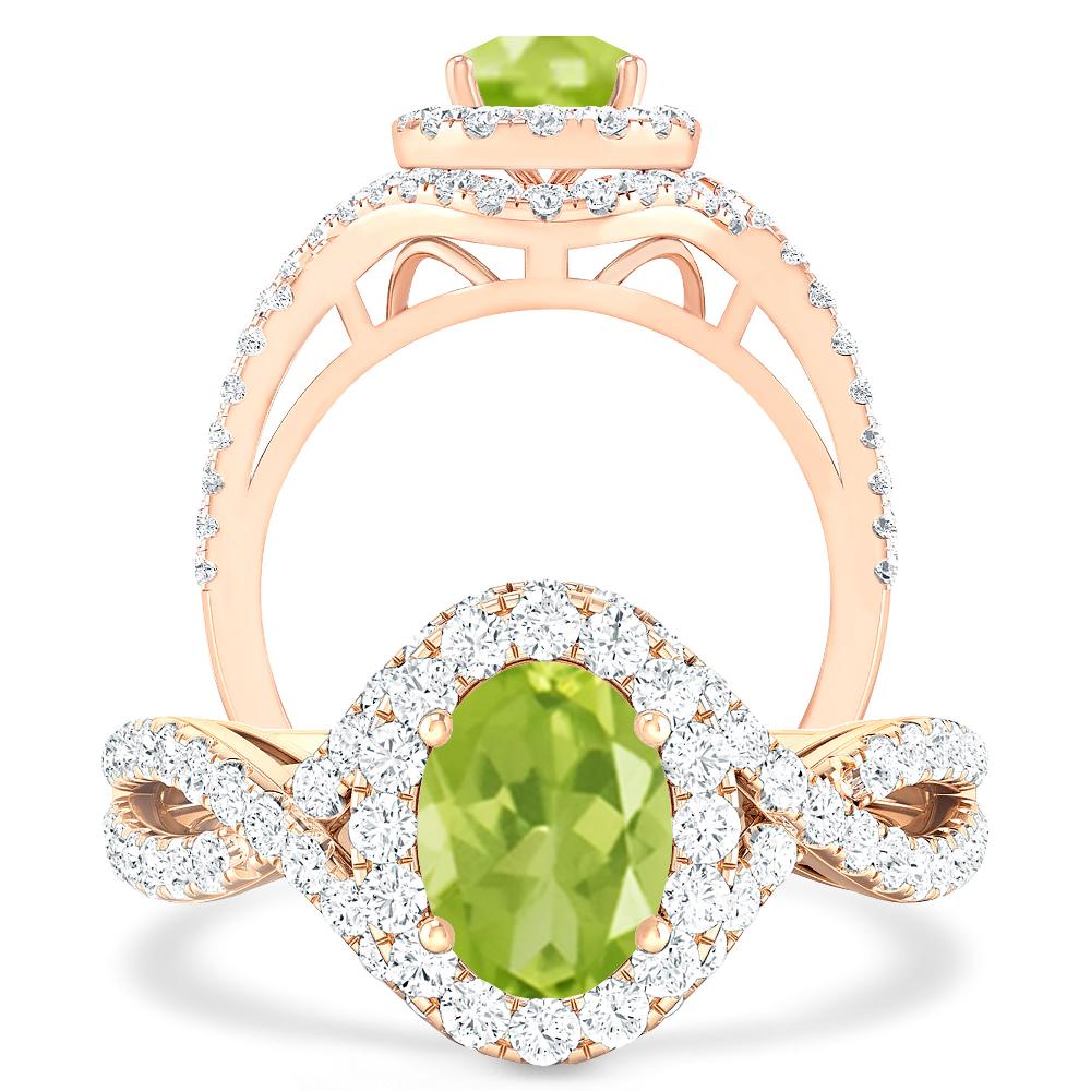 Rose Gold - Peridot