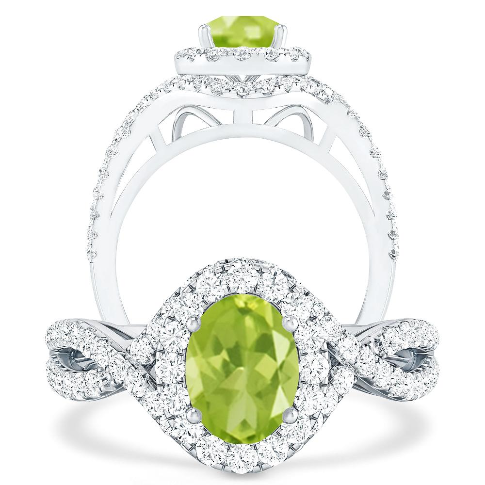 White Gold - Peridot