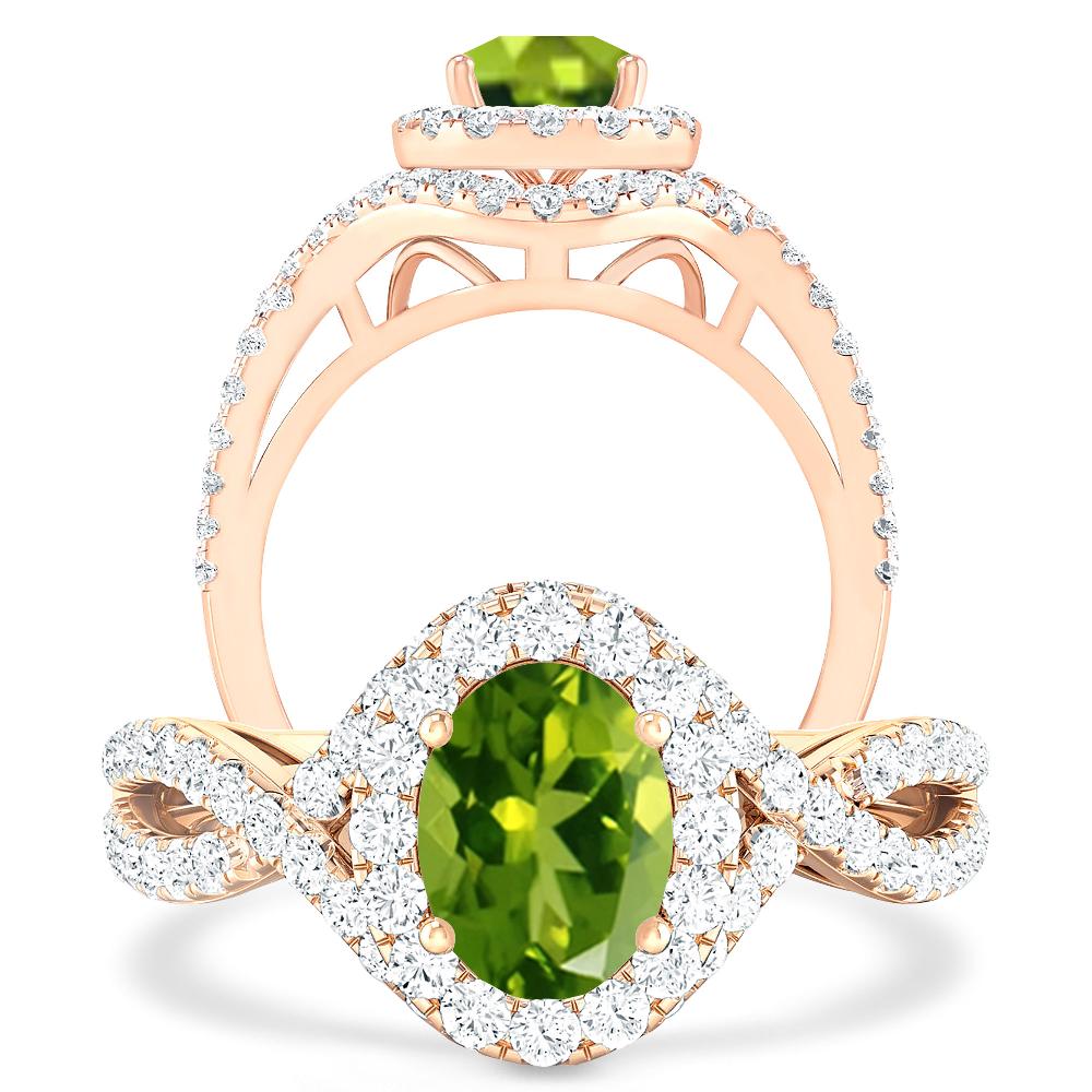 Rose Gold - Peridot