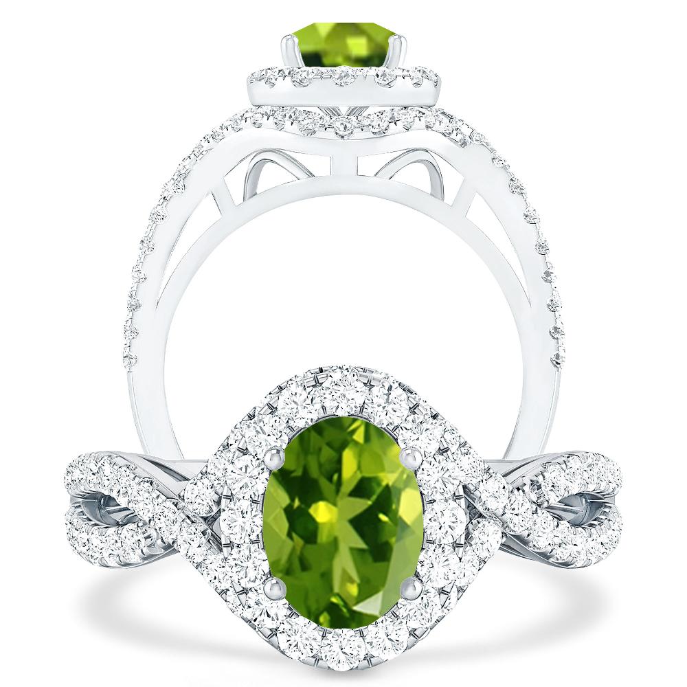 White Gold - Peridot