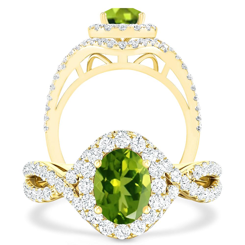 Yellow Gold - Peridot