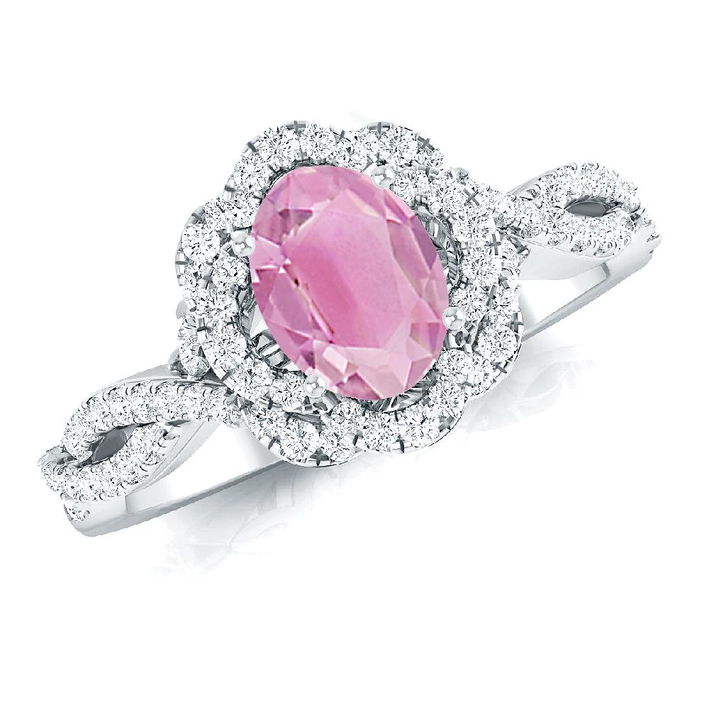 White Gold - Pink Tourmaline