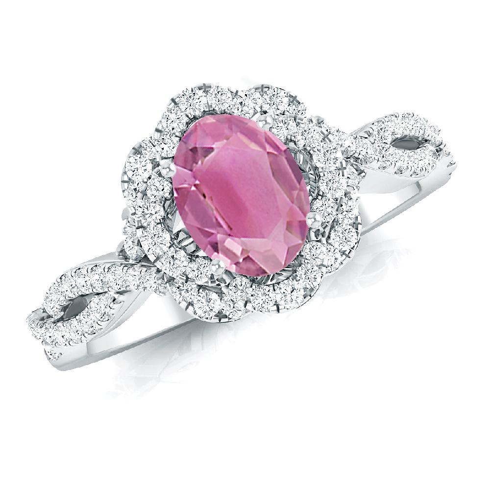 White Gold - Pink Tourmaline