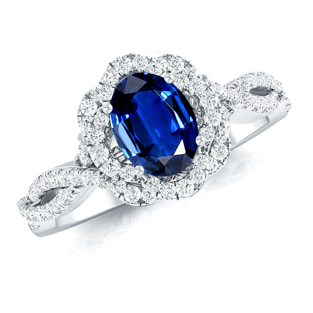 White Gold - Sapphire