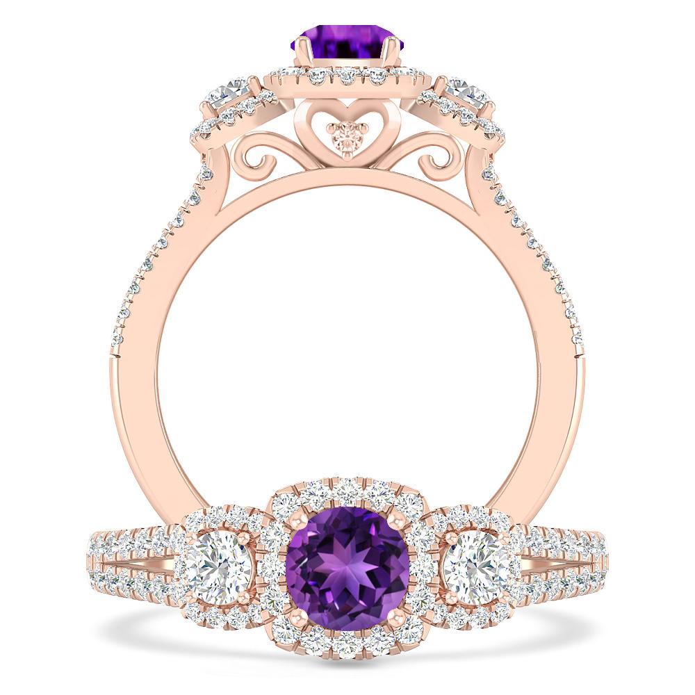 Rose Gold - Amethyst