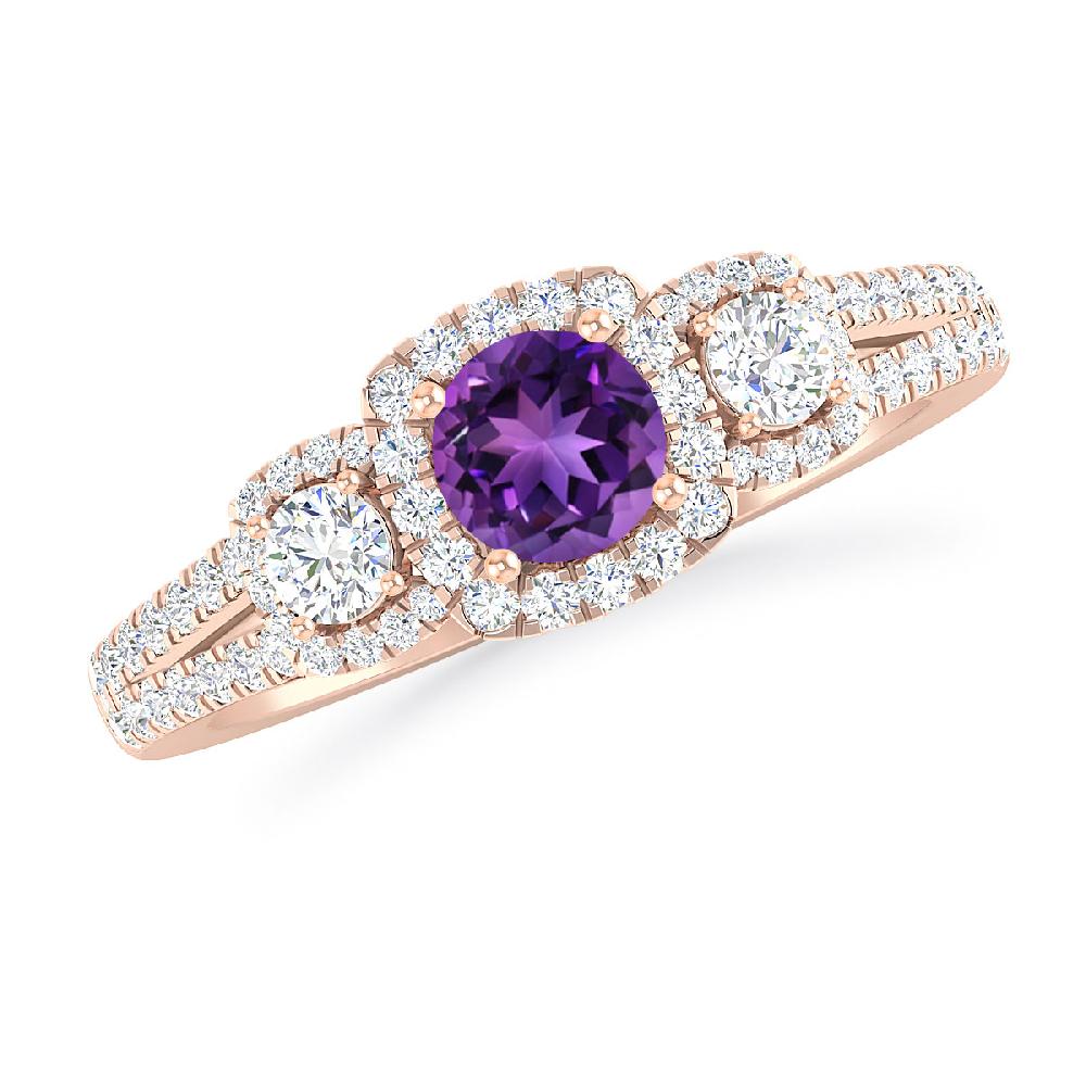 Rose Gold - Amethyst