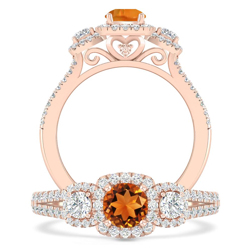 Rose Gold - Citrine