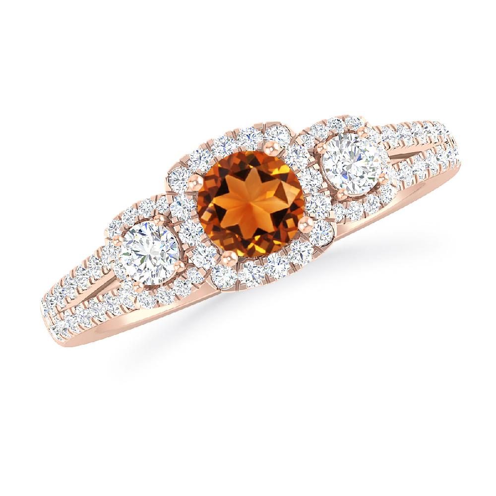 Rose Gold - Citrine