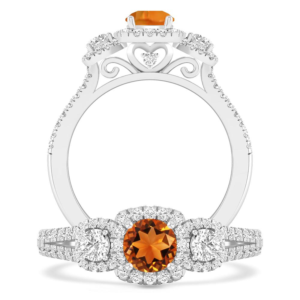 White Gold - Citrine